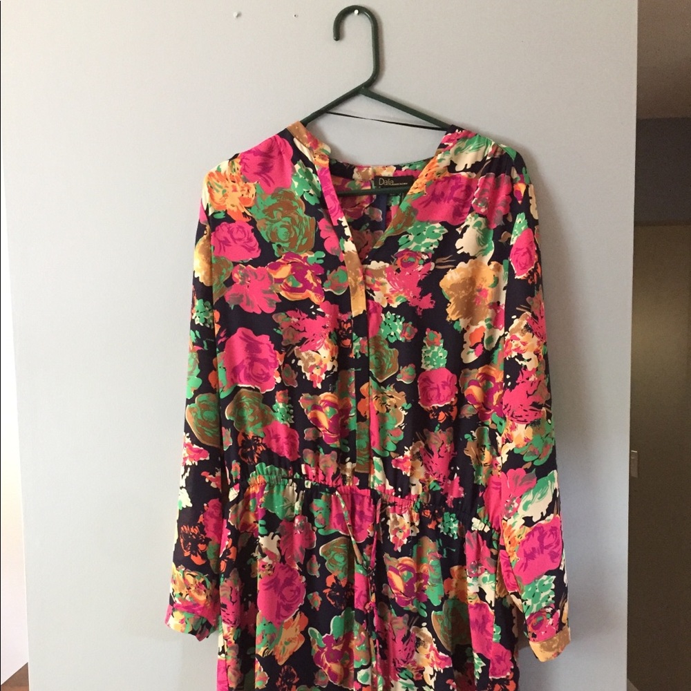 Dalia long sleeve floral dress